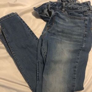 AE Hi rise super stretch jeggings